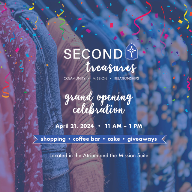 April 21
You're invited to a grand opening celebration!
